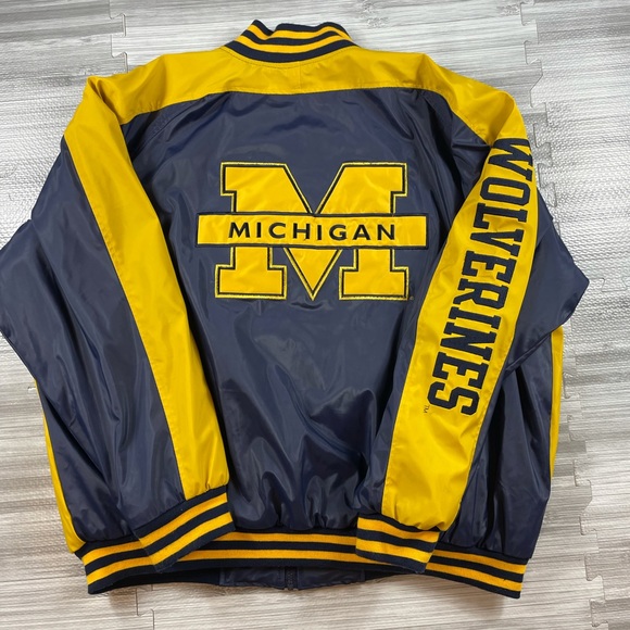 michigan wolverines varsity jacket